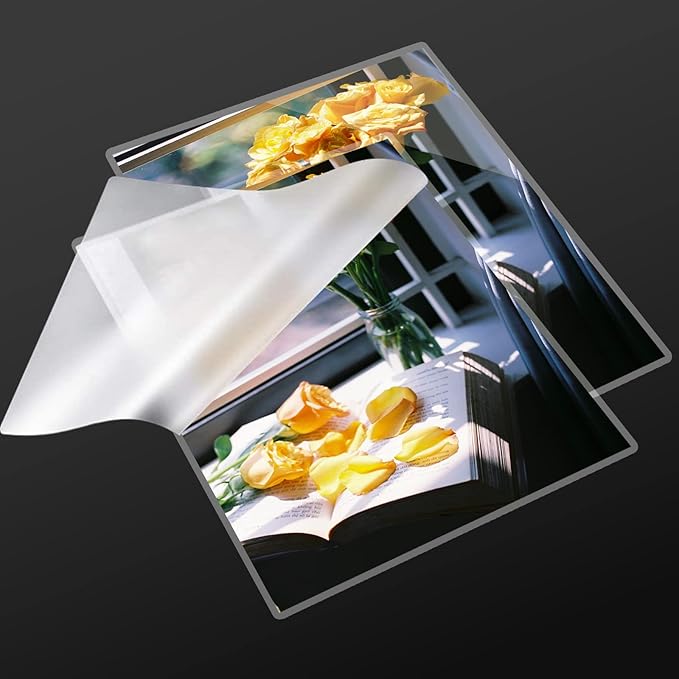 3 mil Thermal Laminating Sheets 30 Packs, 9β x 11.5β Clear Laminating Pouches Holds 8.5 x 11 Inch Sheet, Letter Size Lamination Paper for Laminator - Rounded Corner