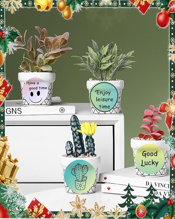 2 inch Round Thermal Labels, Thermal Printer Labels Sticker use for Barcode, Shipping, Customized, Circle Direct Thermal Stickers 500 PCS/1 Roll, Gradient Green