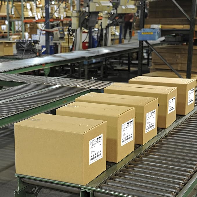 4" x 6" Thermal Labels, 200 Fanfold Labels, Direct Thermal Shipping Label Compatible with Nelko, Rollo, Zebra, Brother, Orgbro, Munbyn, Jadens Shipping Label Printer, Commercial Grade