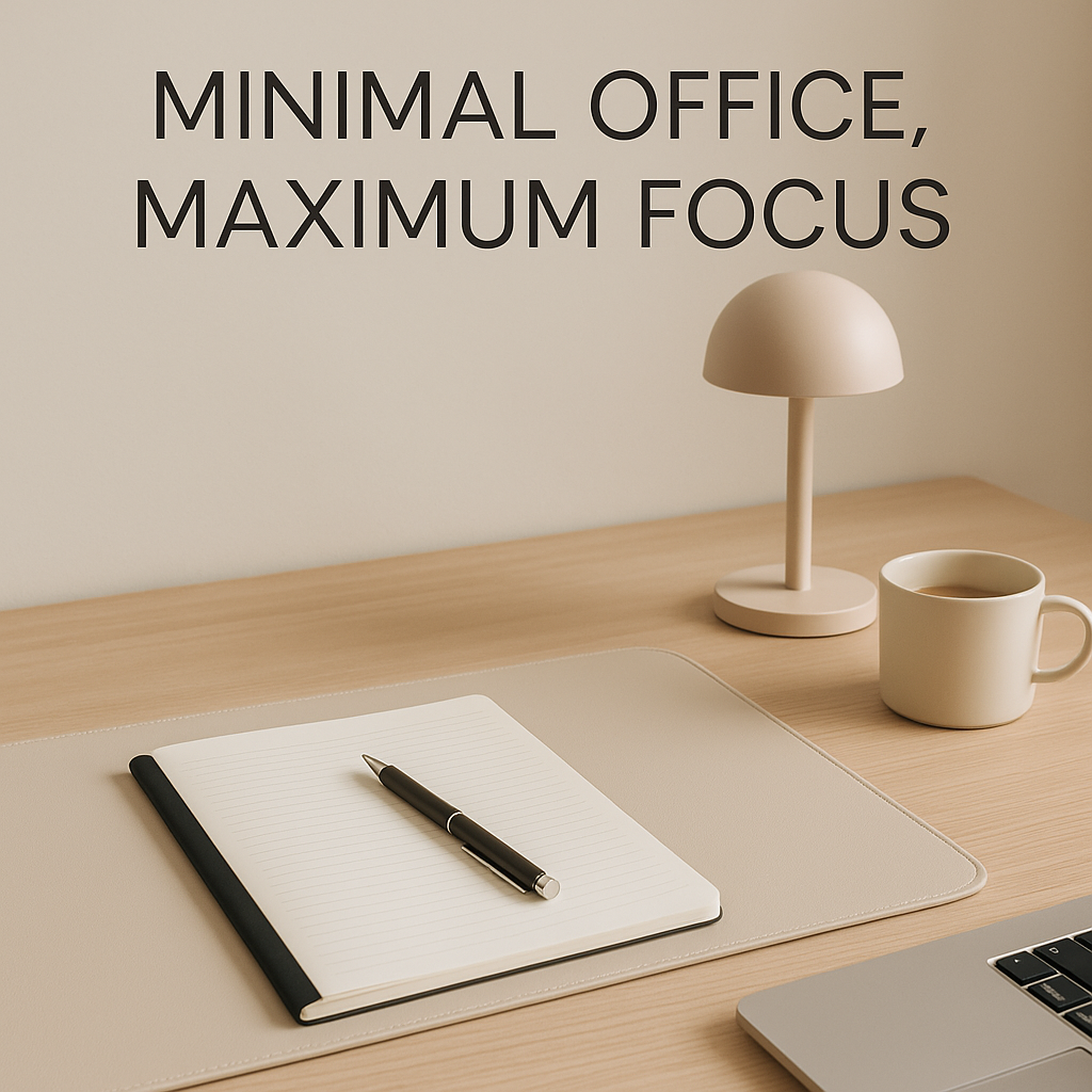 🌿 How to Create a Minimal Office Setup for Maximum Foc