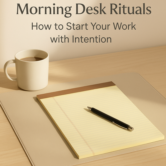 ☀️ Morning Desk Rituals — How to Start Your Workday with Intention