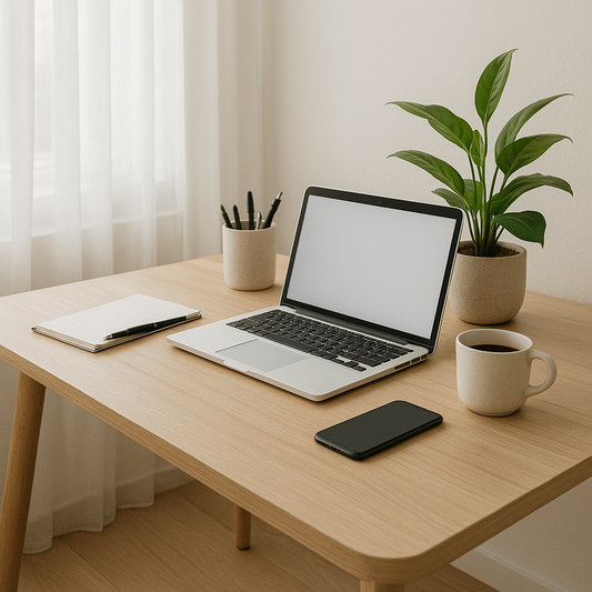🪴 The Modern Desk Setup: How to Build a Workspace That Boosts Focus and Flow  Because your environment shapes your productivity.