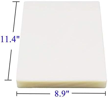 Immuson Thermal Laminating Pouches 8.9 x 11.4, 3Mil Thickness, Crystal Clear Finish, 2000 Pack