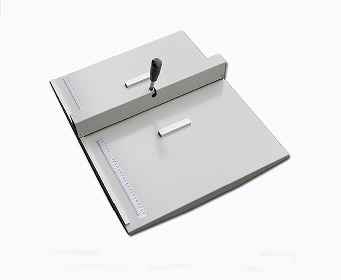 18Inch Manual Creasing Machine Scoring Paper Desktop Paper Card Creaser Scorer with 2 Magnetic Blocks