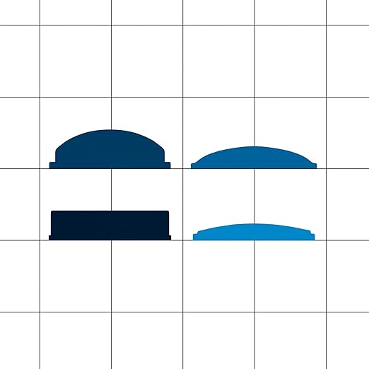 23 Gallon Blue Recycle Slim Jim Trash Can with Paper Slot