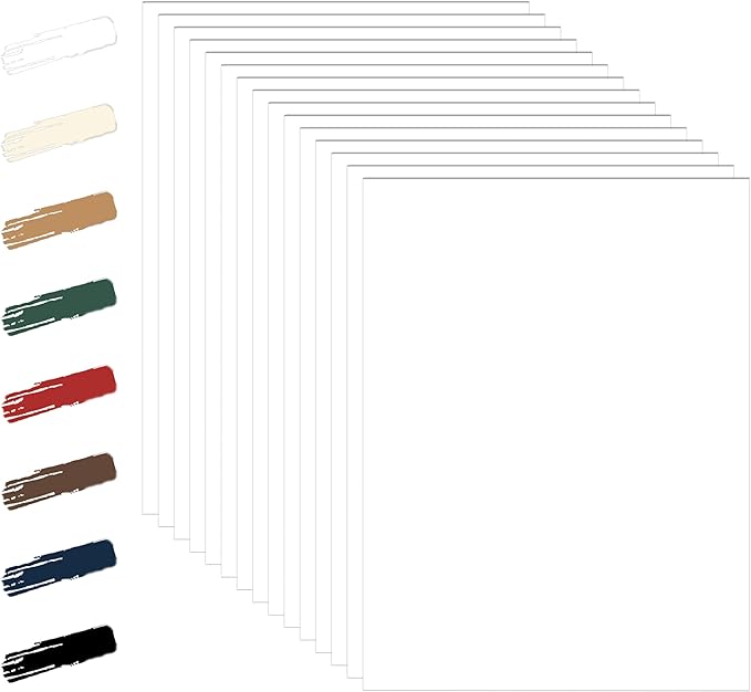 100 Sheets White Cardstock 8.5 x 11 Printer Paper, 92lb Heavyweight Crafting Paper Card Stock for Wedding, School, Memus, Making Cards, Business Cards, Invitations, Certificate