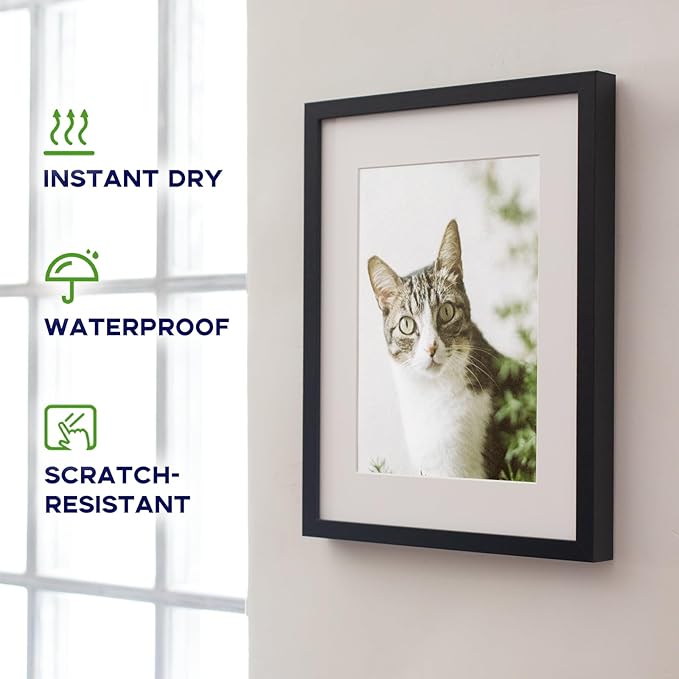 100 Sheets Glossy Photo Paper 8x10, Goefun 200GSM/54LB Inkjet Printer Paper for Dye Ink