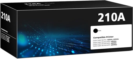 210A Black Toner Cartridge Color Laser jet Pro MFP 4301fdw Compatible for HP 210A 210X Toner Cartridges Replacement HP210A HP210X for Color Pro 4201dw 4201dn MFP 4301fdn 4301fdw 4301dw Printer, 1 Pack