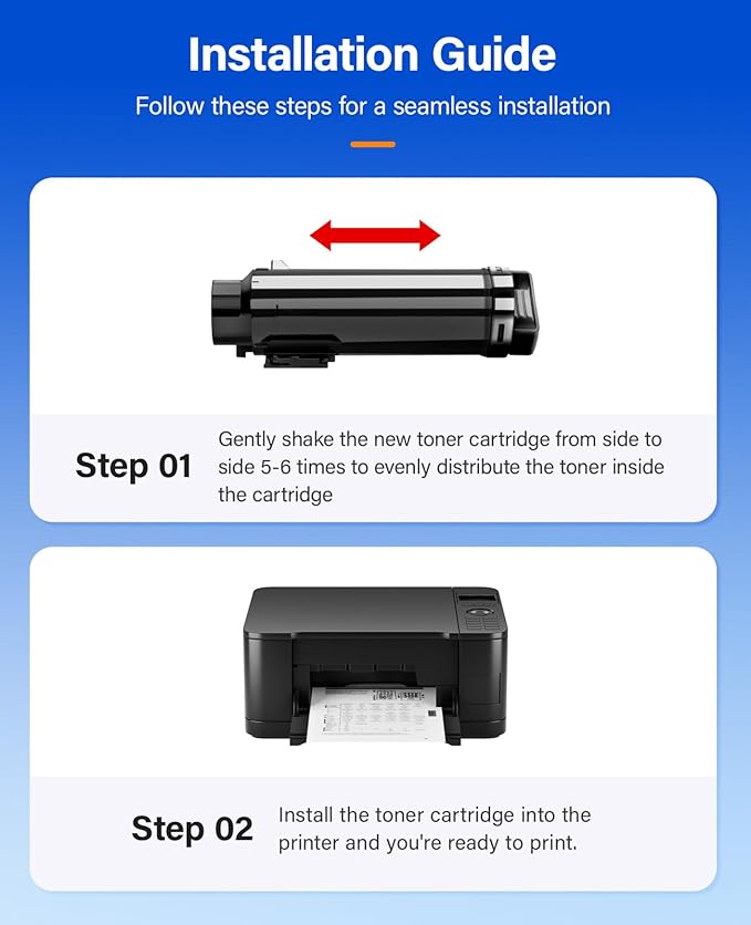 2130CN 2135CN Toner Cartridge Compatible Replacement for Dell 2130cn 2135cn 2130 2135 Printers 330-1436 T106C 330-1437 T107C 330-1433 T109C 330-1438 T108C Black Cyan Magenta Yellow 4-Pack