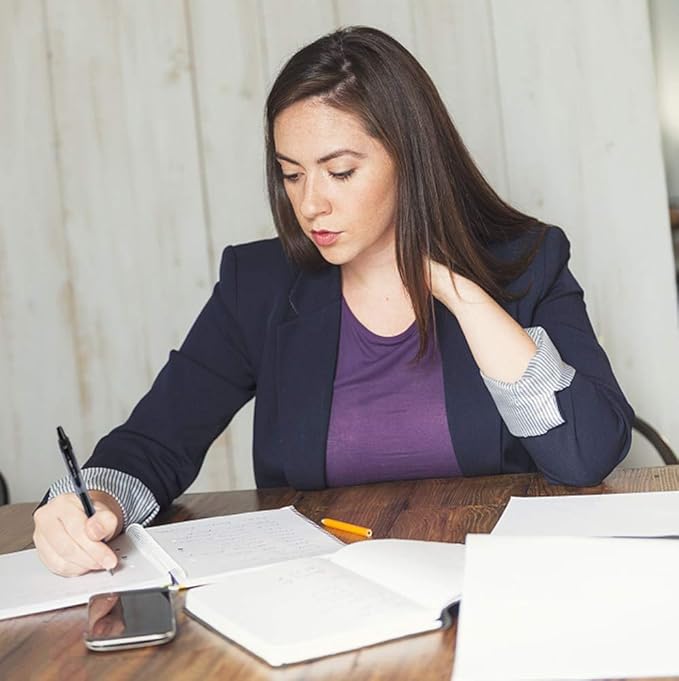 30 Pack Black Gel Pens, Retractable Medium Point Gel Ink Pens Smooth Writing for School Office Home, Comfort Grip(15 Pens with 15 Refills)