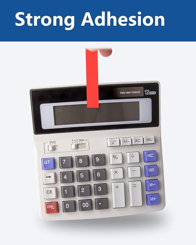 18mm 0.7 Black on Red Laminated Tape Compatible for Brother P Touch Label Maker Tape TZe-441 TZe 441 Tze441 Tz441 Tape for PT D400 D600 D610 P710BT, 3/4 Inch x 26.2 Feet, 3-Pack