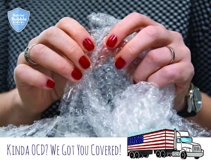 4 large rolls of Bubble Wrap total 700 feet, small bubble wrap 3/16 cushioning, 700 ft, heavy duty, perforated Every 12" Made in the USA by American Bubble Boy, bulk bubble wrap for moving, shipping