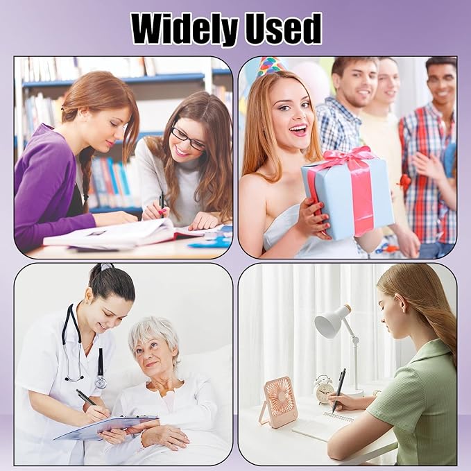 100 Pack Ballpoint Pens,Black Ink Retractable Ballpoint Pens,Comfortable Grip,Smooth Writing Pen,Medium Point 1.0mm Click Pen for Office, Home(Black)