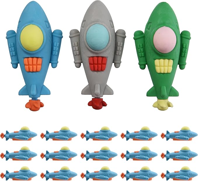 24Pcs Submarine Shape Erasers for Kids Bulk, Cute Puzzle Erasers Fun Take Apart Erasers for School Classroom Supplies Party Favors Military Enthusiasts