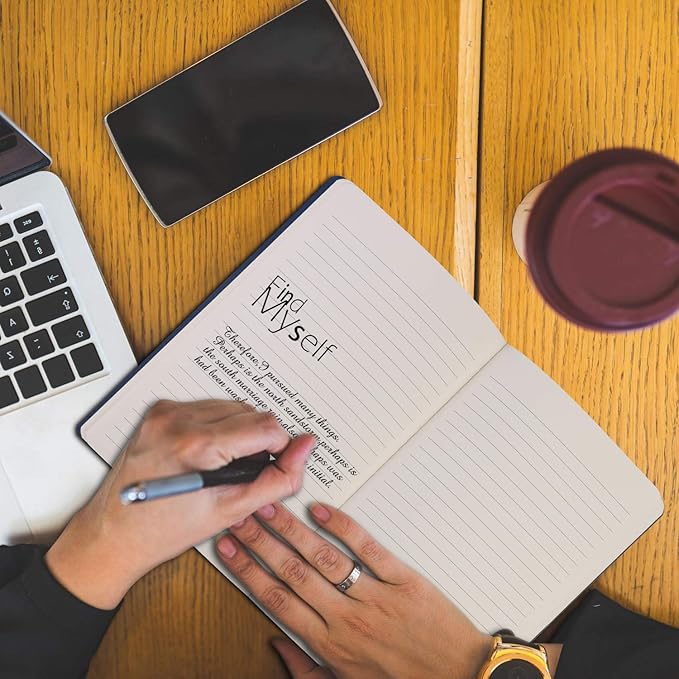 12 Pack College Ruled Notebook Journals Bulk, Lined Paper, 60 Page, 5.5x8.3 inch, A5, Travel Journal Set for Travelers, Students, Church, Office, Writing Diary Subject Notebooks Planner, Blue