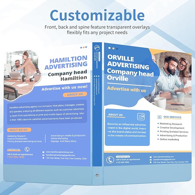 0.5 inch 3-Ring Binder, 1/2 inch Round Ring Binder with 2 Inside Pockets, Clear View Cover Binders Holds 8.5'' x 11''Paper，Pastel Color Binders for Office/Home/School Supply, 6 Pack