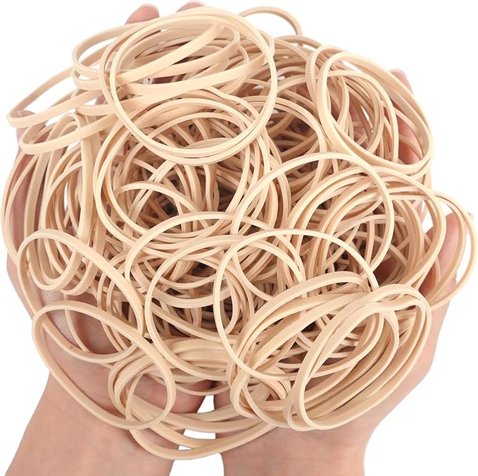 2-1/2" x 1/16'' - Size #16 - Rubber Band Depot - Everyday Bands, Business Rubber Bands - Approximately 475 Rubber Bands Per Bag - 1/4 Pound Bag