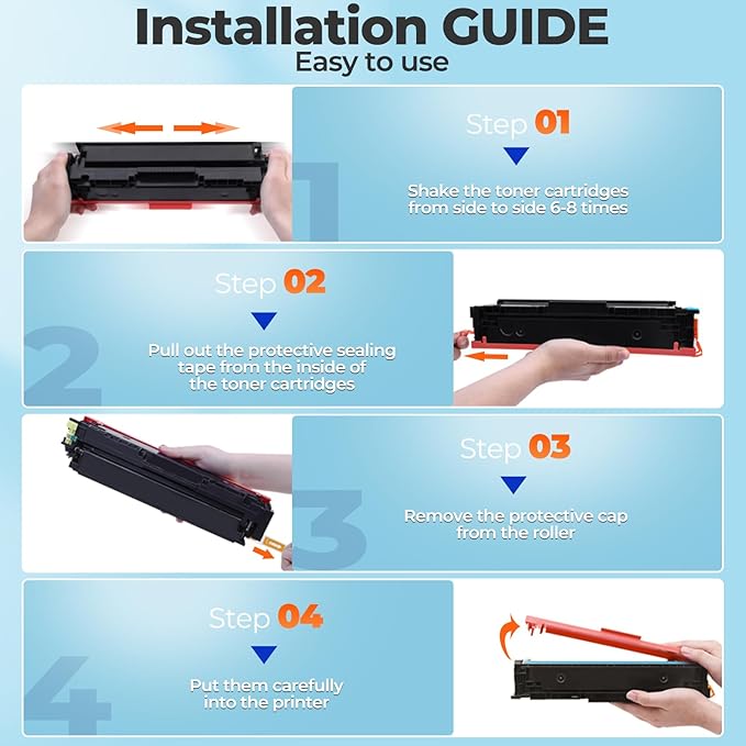 206A Toner cartridges Black for Color Laser Jet Pro MFP M283fdw M283cdw M255dw M255nw M283fdn M282nw