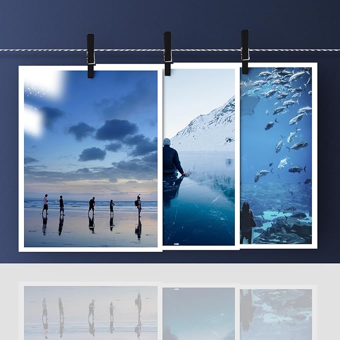 4" x 6" Photo Paper for Inkjet & Laser Printers - Extra Thick, High Gloss for Full Color Printing - Premium White Glossy, Instant Dry Paper for Everyday Pictures, Albums - 50 Sheets per Pack