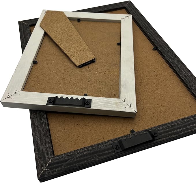 30 Pack Large Heavy Sawtooth Picture Hangers Steel Picture Hangers with Screws Picture Hang Solutions, for Hanging Clock Paintings Artwork Picture Frame Hook Photos (Black，Supports 50 lbs)