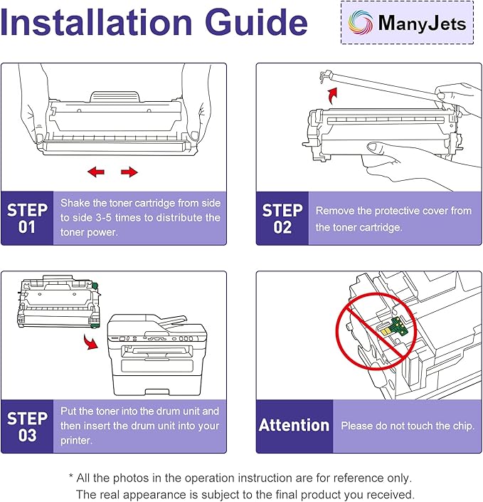 106R02777 Compatible Black Toner Cartridge Replacement for Xerox WorkCentre 3215 3215NI 3225 3225DNI Phaser 3260 3260DI 3260DNI 3052 Printer Toner Cartridge (Black,4-Pack)