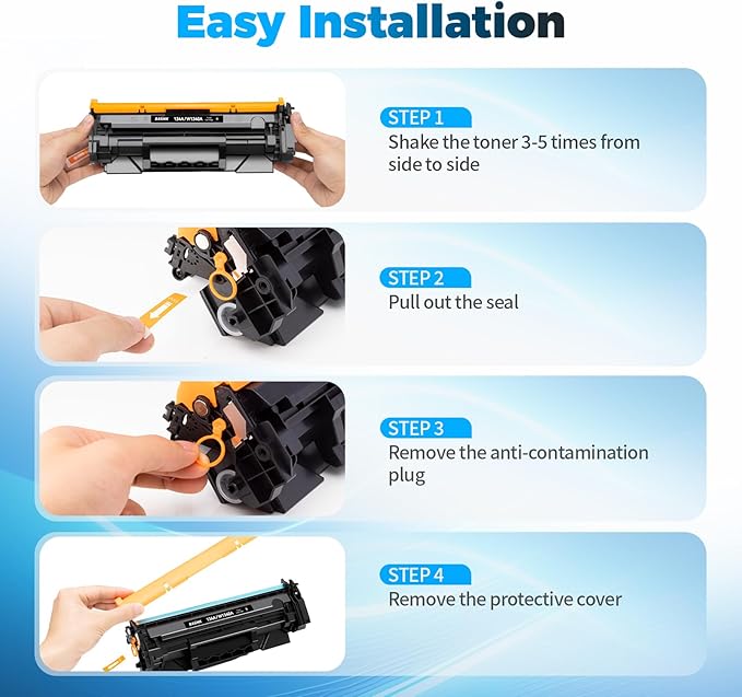 134X Toner Cartridge 2 Black (with Chip) Replacement for HP 134X W1340X 134A W1340A Compatible for HP M209dw MFP M234dw M234sdn M234sdw Printer (2 Black )