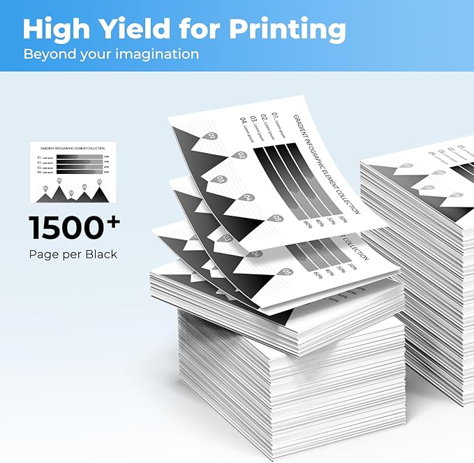 138A Black Toner Cartridge Pro MFP 3101fdw Black Toner Compatible for HP 138A Black Toner Cartridge for HP138A W1380A for pro 3001dw 3101sdw Toner 2Pack (with Chip)