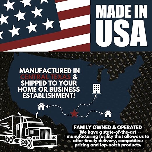 32-Gallon Heavy-Duty Punched Steel Round Trash Receptacle, Commercial Outdoor Waste Bin with Liner & Black Dome Lid – Made in America (Textured Copper)