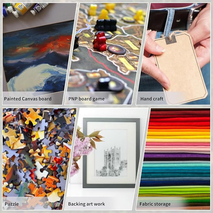 25 Pcs Book Board, Binder Board, Cover Board, Heavy Duty Chipboard for Book Binding, DIY Cardboard (Black, 12 x 12 Inch 80PT)