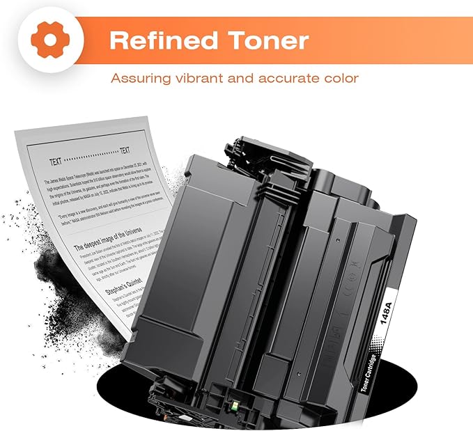 148A Toner Cartridge (with Chip) Replacement for HP 148a Toner Cartridge W1480a 148A Toner for HP Pro 4001dw 4001dn 4001n MFP 4101fdw 4101fdn Printer