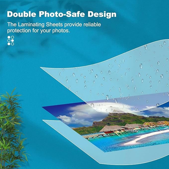 3 mil Thermal Laminating Sheets, Holds 8.5" x 11" Sheets, Thermal Laminating Pouches for Laminator, 9" X 11.5" Letter Size Thermal Laminating Paper, Round Corner 2000 Pack