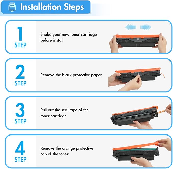 069H 069 Toner Cartridge Set: Compatible Replacement for Canon MF753Cdw Toner Cartridges 069 069H for Canon imageCLASS MF753Cdw MF751Cdw LBP674Cdw Printer Ink B/C/Y/M 4 Pack