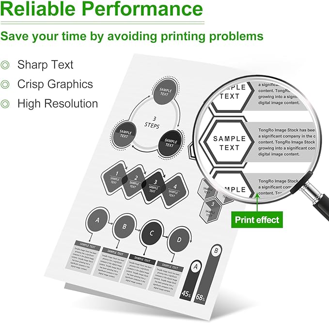 052H Toner Cartridge Compatible Replacement for Canon 052H 052 Toner Cartridge for Canon imageCLASS MF426dw MF424dw MF429dw LBP215dw LBP214dw Printer (Black, 2-Pack)