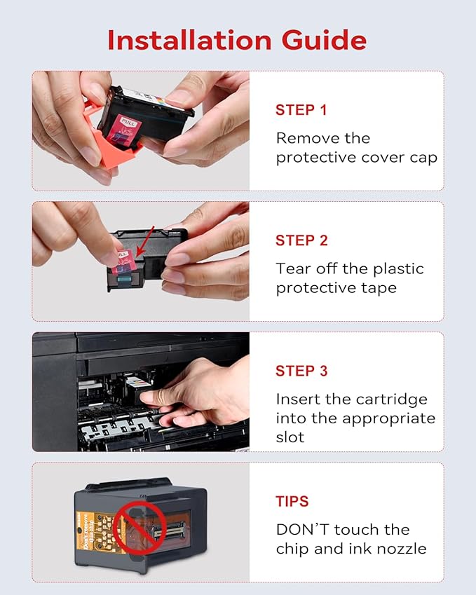 260XL Replacement for Canon 260XL PG-260 Black Ink Cartridges 260 PG260 Compatible with Canon Pixma TS6420a TS6420 TR7020a TS5300 TS5320 TR7020 Printer Ink Cartridges (2 Black)