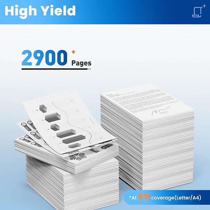 148A Toner Cartridge 2 Pack Laser Jet Pro 4001n 4101fdw 4001dn Compatible for HP 148A 148X W1480A W1480X Toner Cartridges Black for HP148A for HP Laser Jet Pro 4001n 4001dn 4001dw MFP 4101fdw 4101fdn