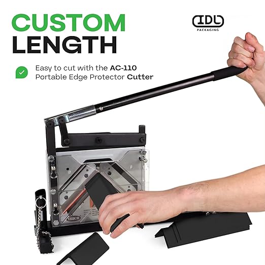 IDL Packaging 2” x 2” x 12” Cardboard Edge Protector (Pack of 20) - Corner Protectors for Shipping, Storage, & Moving – Reinforced Corner Guard Protection for Pallets, Wall Corners, & Furniture