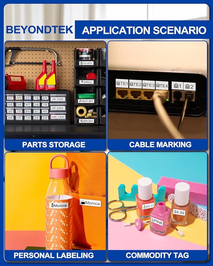 20PK TZE-231 Compatible with Brother P Touch Label Tape 12mm 0.47 White Refill TZe-231 Label Tape for Brother P-Touch Label Maker PT-D210 PT-H110 PT-D220 8m 26.2ft