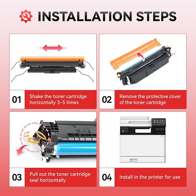 069 069H Toner Cartridge Set High Capacity 4-Pack Compatible for Canon 069H 069 for Color imageclass MF753Cdw MF751Cdw LBP674Cdw LBP674C MF750C LBP673Cdw LBP674Cx MF752Cdw MF756Cx Printers lnk Black
