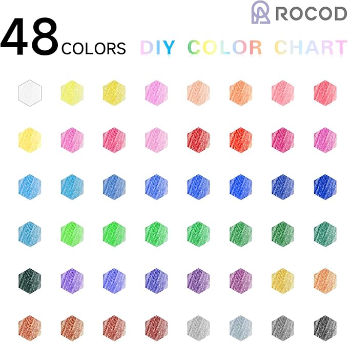 48 Colored Pencils Professional Coloring Pencil Sketch Colored Drawing Pencils Artist Color Pencil for Kids and Adults Coloring Art Color Pencils Set