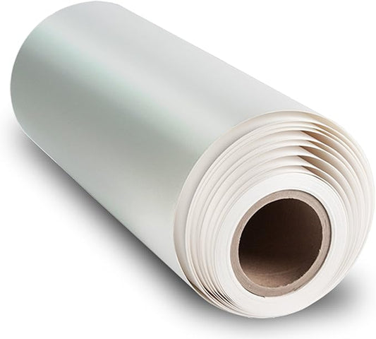 17M Gloss 54in x 75ft 17mil Thickness, Designed For You to Print and Stretch Without Varnishing in Between. Compatible With Most Roll Fed Epson, Canon, HP Printers