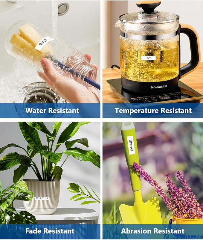 18mm 0.7 Laminated Black on Clear Compatible with P Touch Label Tape TZ TZe-141 TZe141 Refills for Ptouch PT-D410 PT-D400 PT-D600 Label Maker, 3/4 Inch x 26.2 Feet, 3-Pack