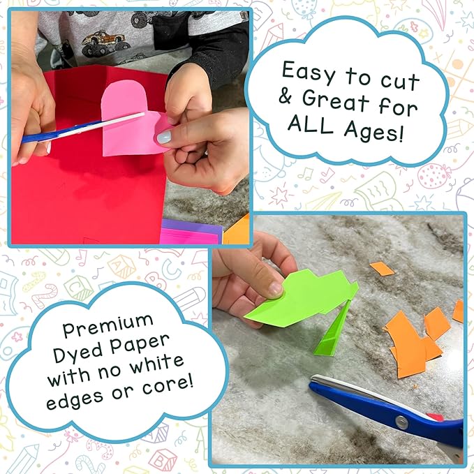 Hygloss Red Bright Colored Cardstock - 11x17-Inch, 50 Sheets, 65 lb/ 176 gsm, Fade-Resistant, Acid-Free Color Card Stock Paper