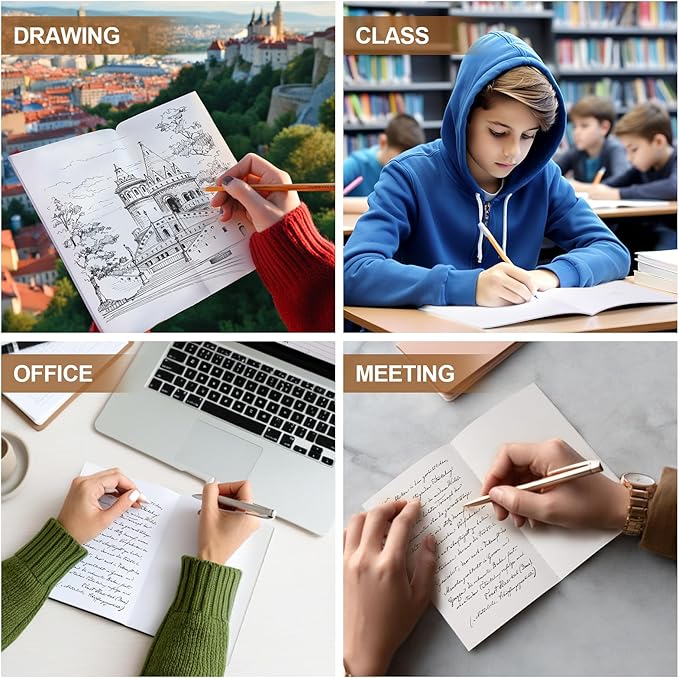 30 Pack A5 Unline Kraft Notebooks, 8.3x5.5inch Blank Journal Notebook Bulk for Drawing & Writing, Small Blank Paper Sketchbook Travel Journal Set for Adult, Paint Beginner and Student, 60 Pages