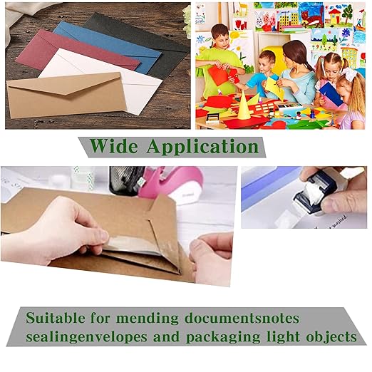 12 Rolls Transparent Tape Refills Rolls Each Rol 1 inch Corel 3/4 x 980 Inches,for School,Office, Home.