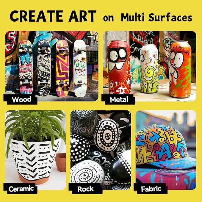 3 Jumbo Permanent Markers Silver, 15mm Thick Wide Tip, Large Acrylic Paint Markers for Rock Painting, Poster, Stone, Ceramic, Glass, Wood, Canvas