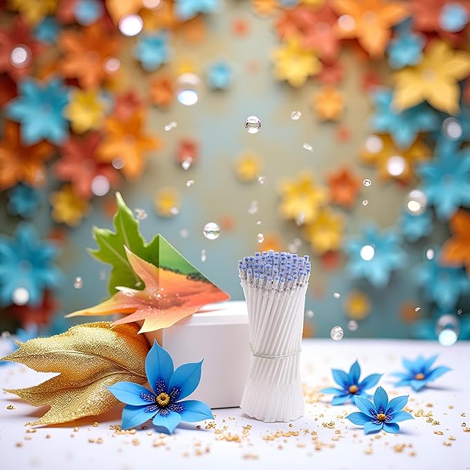 20 Pcs White Gel Pen Refills, Glitter and Metallic Gels Pen Refills, 0.7mm Gel Ink Pen Replacement Coloring Pens Art Marker for Crafting Drawing,Pens and Refills