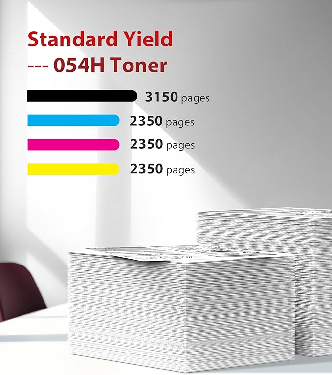 067H 067 Toner Cartridge Set - MF656Cdw MF654Cdw Toner Replacement for Canon 067 067H, for Canon MF656cdw Toner Cartridges, for Color ImageClass MF656Cdw LBP632Cdw MF654Cdw MF653Cdw LBP633Cdw (4 Pack)