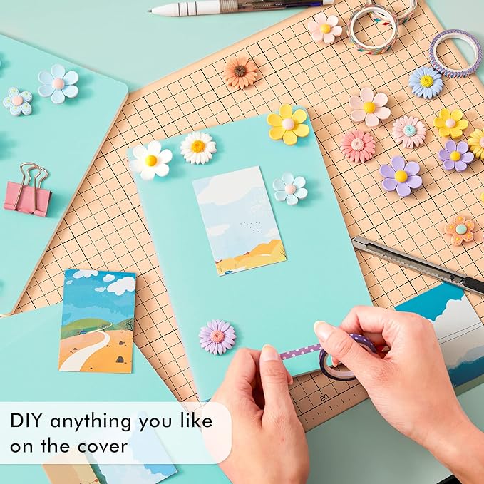 36 Pack Soft Cover Journal Bulk, Feela Lined Blank Travel Journal for Women Men Writing, Notebooks College Ruled for Work, Note Taking Notebook School Business Supplies, 8.2” x 5.5”, A5, Emerald