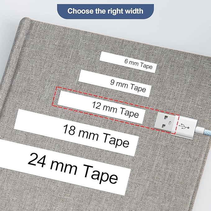 4-Pack TZe-231 Compatible for Brother P Touch Label Maker Tape TZe 12mm 0.47 Laminated White TZ-231 TZe231 Label Tape Refills for Ptouch PTD220 PT-D220 D202 D210 D600 D400 H100 H1101280 Label Maker