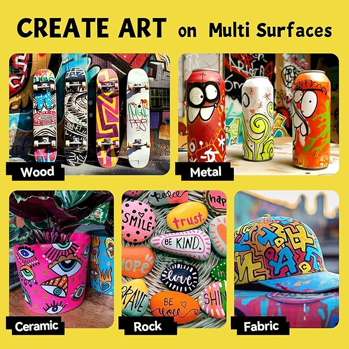 3 Jumbo Permanent Markers Red, 15mm Thick Wide Tip, Large Acrylic Paint Markers for Rock Painting, Poster, Graffiti, Stone, Ceramic, Glass, Wood, Canvas